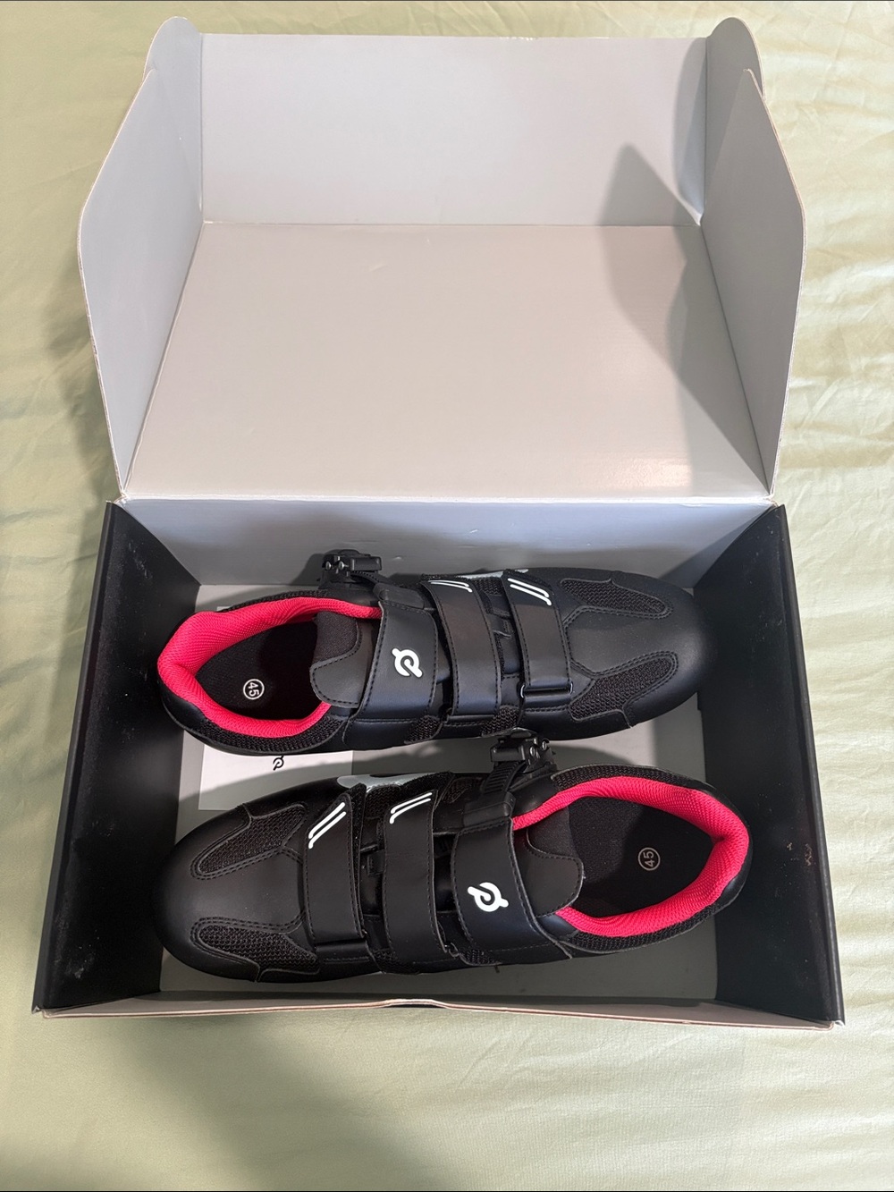 Peloton Bike Shoes-  Men’s Black and Red - Size 11/45